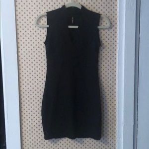 Black choker dress